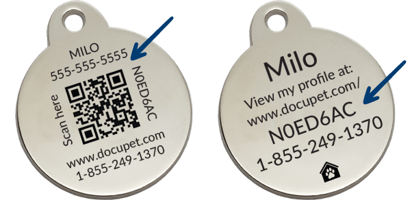 docupet homesafe pet tag